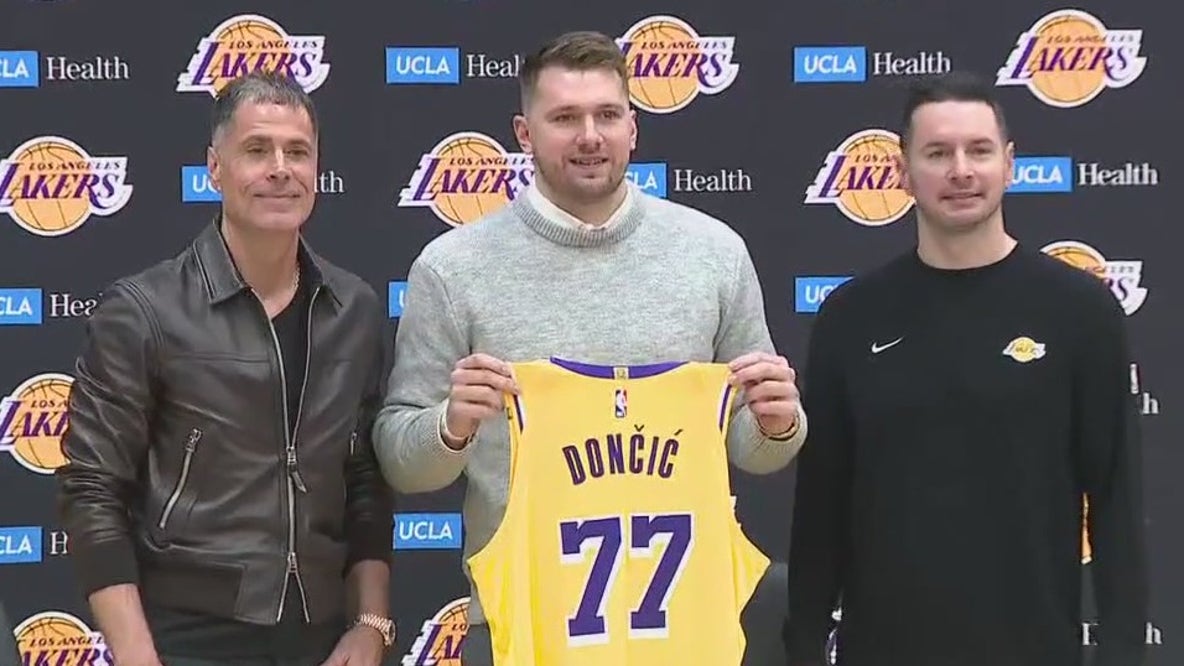 Luka Dončić is officially a Laker